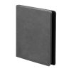 Ежедневник недатированный Solas, формат А5, с магнитом темно-серый, кремовый блок в линейку