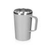 Стальная кружка с двойными стенками и порошковым покрытием Tibet, серый