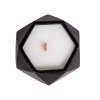 Свеча в декоративном стакане Geometry, черный