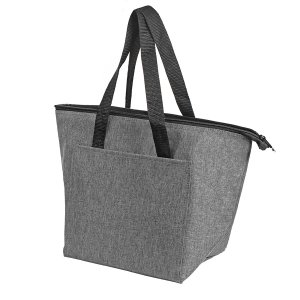 Термосумка "FRESH", серый меланж, 39 x 25 x 16 см, полиэстер 300D Термосумка "FRESH", серый меланж, 39 x 25 x 16 см, полиэстер 300D