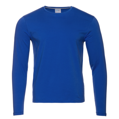Футболка унисекс с длинным рукавом STAN хлопок/эластан 180, 35, Синий