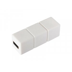 USB 2.0- флешка на 512 Мб «Кубик Рубика», белый