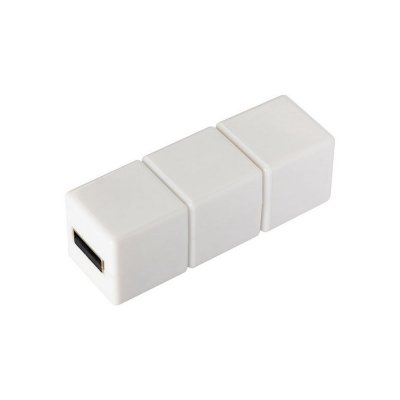 USB 2.0- флешка на 512 Мб «Кубик Рубика», белый