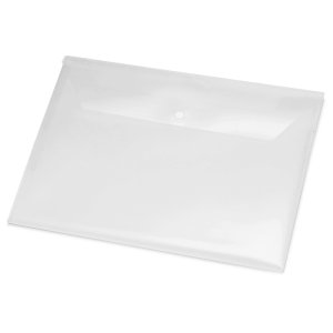 Папка-конверт А4 с кнопкой, прозрачный Папка-конверт А4 с кнопкой, прозрачный