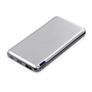 Внешний аккумулятор Forge v.2, металл, 10000mah, серебристый Внешний аккумулятор Forge v.2, металл, 10000mah, серебристый