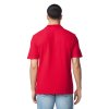 Футболка поло SOFTSTYLE ADULT DOUBLE PIQUE, КРАСНЫЙ S