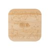 Eмкость для хранения Flake, бежевый, натуральный, с гравировкой