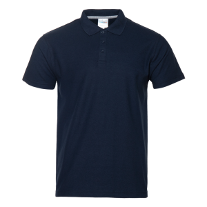 Рубашка поло мужская STAN хлопок/полиэстер 185, 104, Т-синий