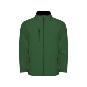 Куртка софтшелл Nebraska мужская, бутылочный зеленый