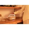 Bluetooth стерео-колонка "Smart Band" 10Вт (2х5Вт) с беспроводным (15W) ЗУ, лампой, часами, FM радио, цвет бежевый