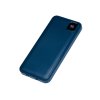 Внешний аккумулятор со встроенными кабелями Фрэйм, 10000мач, темно-синий Внешний аккумулятор со встроенными кабелями Фрэйм, 10000мач, темно-синий