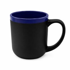 Кружка Barrel, софт-тач, чёрно-синяя Кружка Barrel, софт-тач, чёрно-синяя