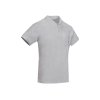 Рубашка поло Prince мужская, серый меланж