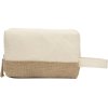 Косметичка Jute с ручкой из хлопка и джута, натуральный