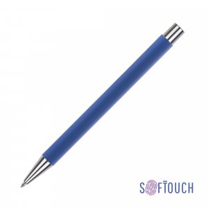 Карандаш "Aurora" из переработанного алюминия, покрытие soft touch, цвет темно-синий