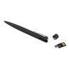 Ручка шариковая "Secret" с флеш-картой OTG 32Gb (USB2.0/Type-C), покрытие soft touch, цвет черный