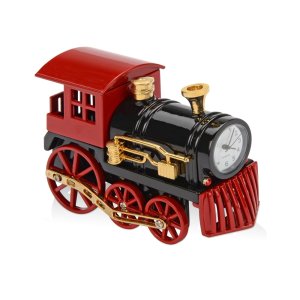 Часы Паровоз, черный/красный/золотистый Часы Паровоз, черный/красный/золотистый