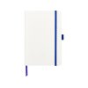 Блокнот ColorNote White, твердая обложка A5, 80 листов, белый с синим