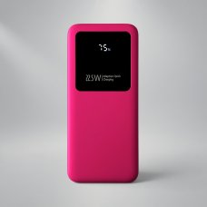 Внешний аккумулятор Kris soft touch, 10000mAh (Розовый)