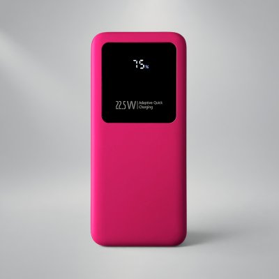 Внешний аккумулятор Kris soft touch, 10000mAh (Розовый)