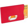 Защитный RFID чехол для кредитной карты Arnox, красный