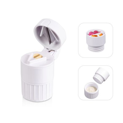 Футляр для мелочей с измельчителем Avicenna, белый