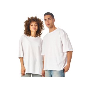 Футболка оверсайз Liyon унисекс, белый Футболка оверсайз Liyon унисекс, белый