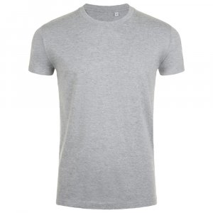 Футболка мужская приталенная Imperial Fit 190, серый меланж