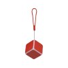 Портативная колонка Cube с подсветкой, красный