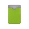Чехол-картхолдер Favor на клеевой основе на телефон для пластиковых карт и и карт доступа, зеленый