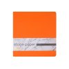 Еженедельник с каменной бумагой А5+ Carrara, оранжевый
