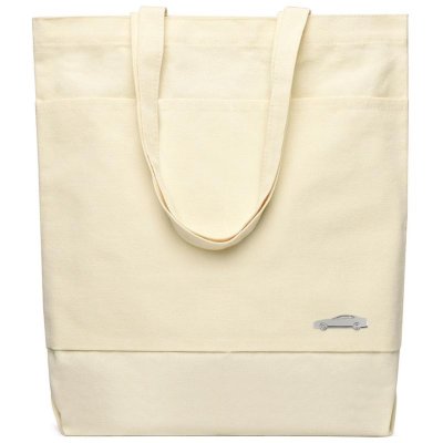 Сумка для покупок JETTA 325 г/м² с шильдом - машина, натуральный