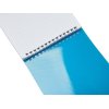 Блокнот на пружине в пластиковой обложке А5, синий