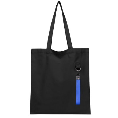 Сумка для покупок LUMISSA 325 г/м² с ремувкой, чёрный/синий