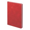 Ежедневник недатированный Muse, красный, А5, с декоративной черной полосой, блок в линейку