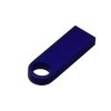 USB 2.0-флешка на 64 Гб с мини чипом и круглым отверстием, синий