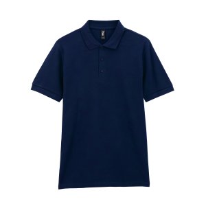 Футболка поло PREMIUM COTTON ADULT DOUBLE PIQUE, МОРСКОЙ СИНИЙ M