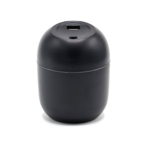 Светодиодный USB увлажнитель Egg с подсветкой, черный-S