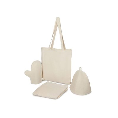 Банный набор с парео Healing Light, женский, белый