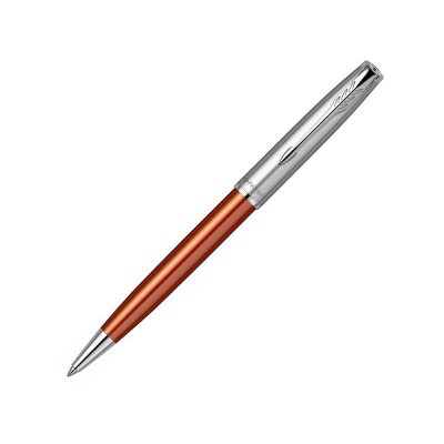 Ручка шариковая Parker «Sonnet Essentials Orange SB Steel CT», оранжевый, серебристый