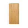 Портативное зарядное устройство Tulda из бамбука, 20 000 мАч, натуральный