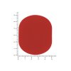 ПАТЧ ОВАЛ soft-touch (красный) 6,0 х 5,0 см