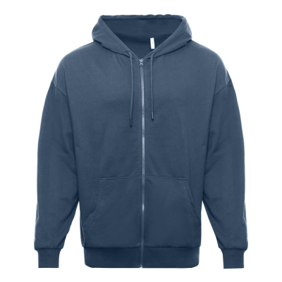 Толстовка STAN Oversize Zip с капюшоном футер без начёса 240, 99, Графит