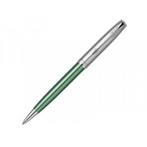 Ручка шариковая Parker «Sonnet Essentials Green SB Steel CT», зеленый, серебристый