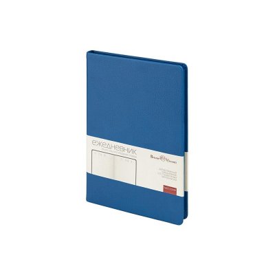 Ежедневник А5 датированный Megapolis Nappa на 2026, синий