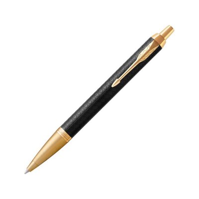 Ручка шариковая Parker IM Premium, черный, золотистый