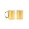 Кружка керамическая ZALA 350 мл, золотистый
