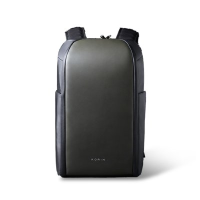 Рюкзак KORIN FlipPack 47х30х17 см, зеленый/черный