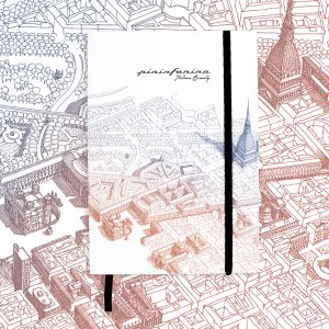 Блокнот линованный Pininfarina ITALIAN BEAUTY TORINO из каменной бумаги, А5