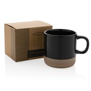 Керамическая кружка, глазурованная, 360 мл